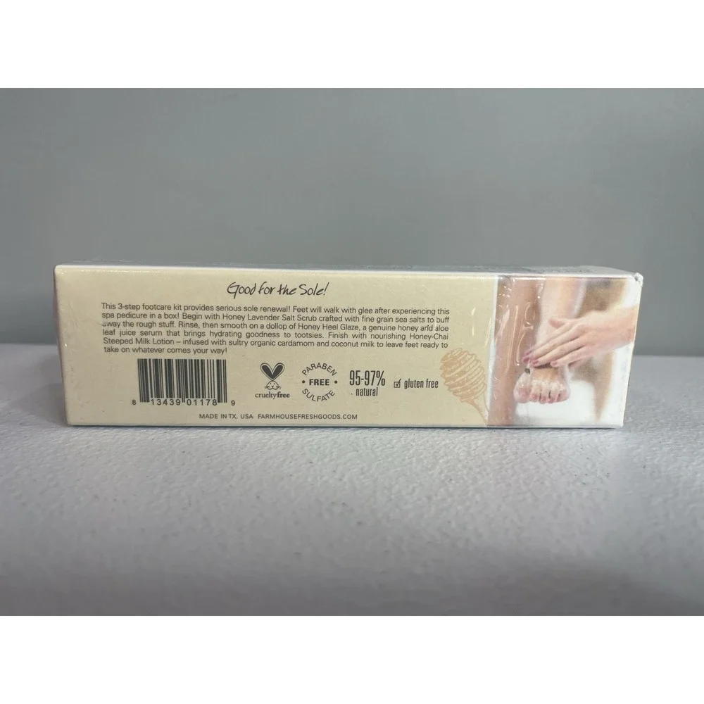 Farmhouse Fresh Pedi Delight Instant Pedicure Sampler 3 Products 1 fl.oz Ea